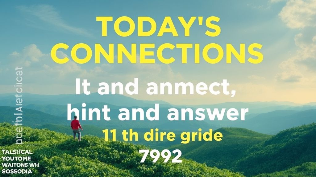 周日终极烧脑：8月31日《Connections》解题全攻略